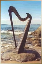 Andrew Thom's harp, Tasmania
